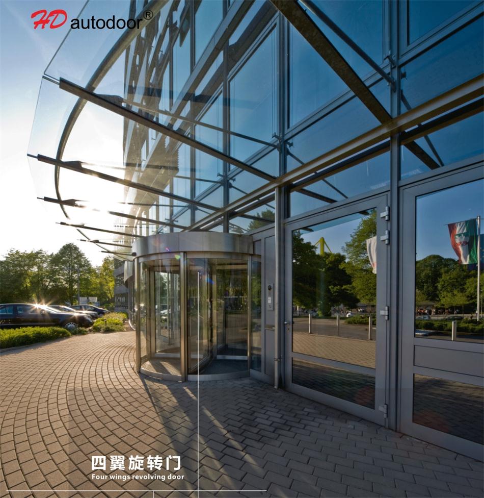 兩翼、三翼、四翼旋轉(zhuǎn)門：青島恒達(dá)自動(dòng)門(圖5)